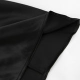 Women Dress Sexy Backless Flared Sleeve Stand Collar Dress Hip Skirt