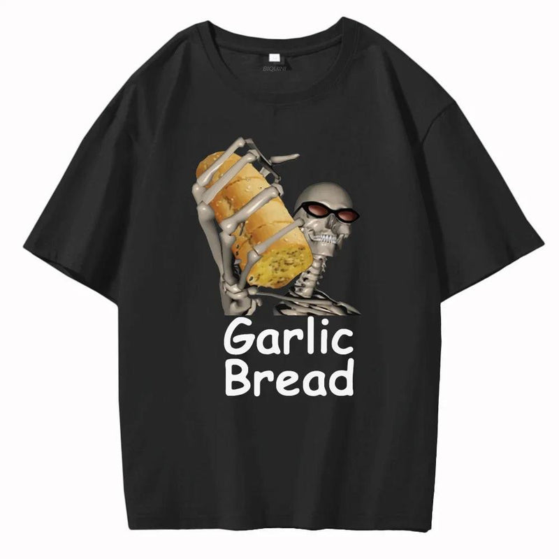 Garlic Bread Men T Shirt Graphic Vintage  Cotton