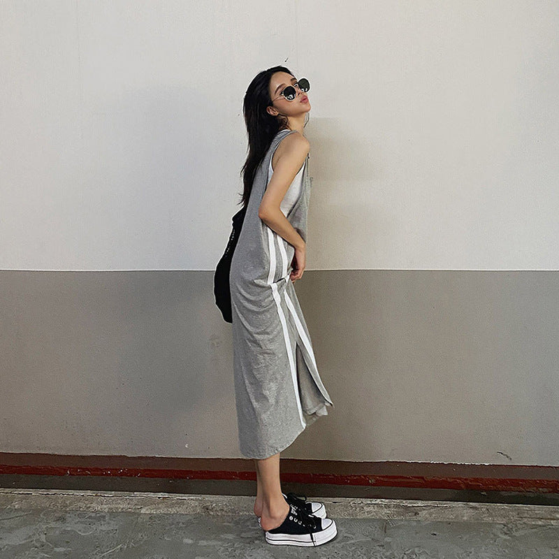 Women Dresses Camisole Long Dress Women's Loose Sleeveless Dress