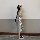 Women Dresses Camisole Long Dress Women's Loose Sleeveless Dress