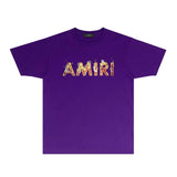 Amiri T Shirts Fashion Brand T Shirt Short Sleeve T-shirt Blouse