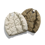 Unisex Winter Cotton Coat Retro Three-Dimensional Pocket Cotton Jacket
