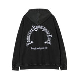 Men Hoodie Vintage Cardigan Hoodie Men's Hiphop Washed Distressed Coat