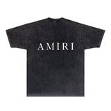 Amiri T-Shirt Distressed Retro Short Sleeve T-shirt