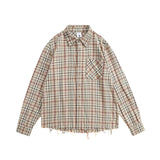 Unisex Vintage Shirt Long Sleeve Shirt Men and Women