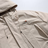 Unisex Winter Cotton Coat Three-Dimensional Pocket Hooded down Jacket