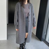 Women Cardigan Sweater Autumn Sweater Coat Loose Button Women's Clothing Z831