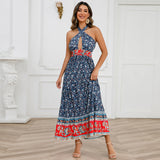 Women Date Dress Sexy Retro Floral Dress
