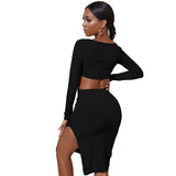 Women Dress Summer Sexy Cutout V-neck Dress