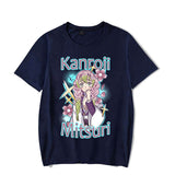 2024New Anime Kanroji Mitsuri Print T-shirt Women Summer