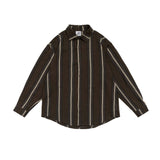 Unisex Jacket Autumn Striped Minimalist Shirt