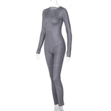 Women Jumpsuit Winter Sports Long Sleeve Jumpsuit