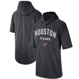 NFL T-Shirts NFL Football Hooded T-Shirt Short Sleeve Print
