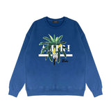 Amiri Long Sleeved Shirt Fashion Brand Crew Sweatshirts round Neck Sweater