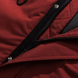 Unisex Winter Cotton Coat Three-Dimensional Multi-Pocket Hooded down Jacket Retro Workwear down Jacket