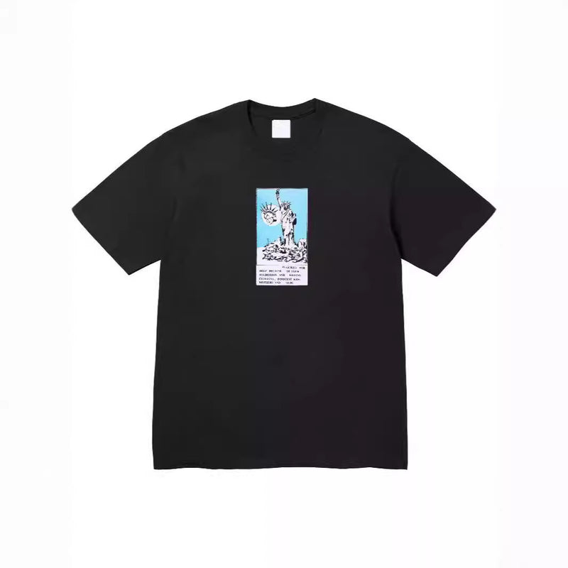 Mens T-shirts Free Muse Comic Print Tee