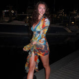 Women Dresses Sexy Sheath Long Sleeve Dress