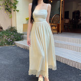 Women Dresses Spring and Summer Strap Dress Long Dress (Csm202403)
