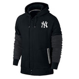 MLB Hoodie baseball jersey hoodie MLB hooded sweater men's cardigan top (Part 3)