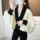 Women Knitwear Spring and Autumn Loose Knitted Cardigan