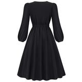 Women Date Dress Fall/Winter Dress Leisure Long Sleeve Dress