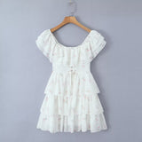 Women Tops Summer Cake Dress Sexy Skirt