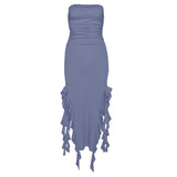 Women Jumpsuit Sexy Sheath Backless Slim Fit Dress