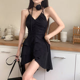 Women Dresses V-neck Strap Dress Summer Sexy Skirt
