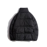 Unisex Winter Cotton Coat Three-Dimensional Pocket Hooded down Jacket Retro Workwear down Jacket