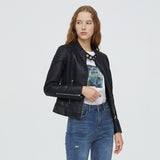 Women Leather Jacket Pu Women's Leather Top Women's Leather Jacket