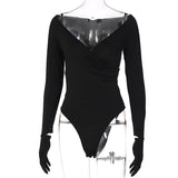 Women Jumpsuit Summer Sexy V-neck Long Sleeve Jumpsuit