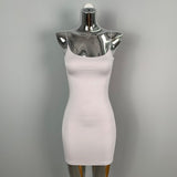 Women Dresses U-Collar Hip Skirt Dress
