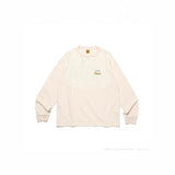 Men T-shirts Summer Trend Brand Human Polar Bear Long Sleeve T-Shirt Loose Bottom Shirt