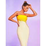 Women Evening Dress Slit Bandage Dress