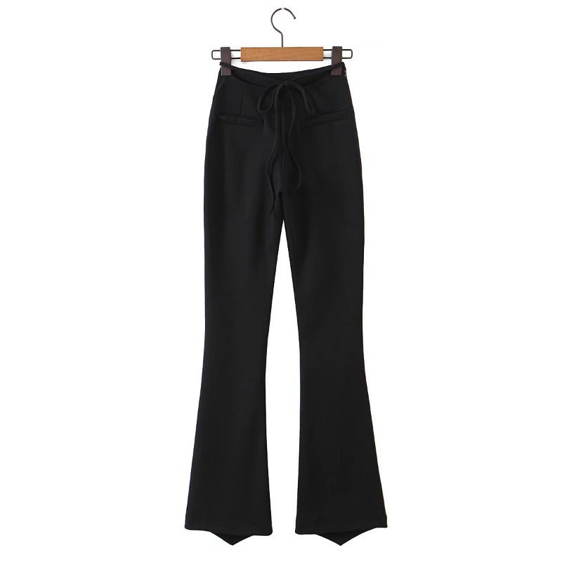 Women Sweatpants Spring Sexy Trousers Bell-Bottom Pants Casual Pants