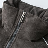 Unisex Winter Cotton Coat Stand-up Collar Cotton-Padded Clothes Vintage Loose Embroidered Cotton Jacket