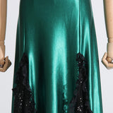 Women Dresses Lace Hollow-out Camisole Dress Long Dress (Qymy0409)