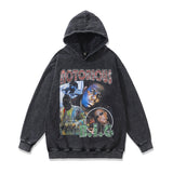 Men Hoodie Vintage Sweater Men's and Women's Oversize Hiphop Hooded Jacket