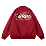 Men Jacket Coat Ins Embroidered Letter Baseball Uniform Jacket Men Autumn and Winter Loose