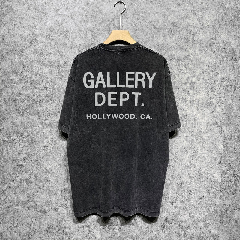 Gallery Dept T Shirts Tee Shirt Washed and Worn Short Sleeve T-shirt Blouse
