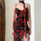 Women Dresses Spring Dress Slim Fit Slit Dress