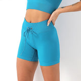 Women Yoga Sports Shorts Sports Yoga Pants Thread Workout Shorts