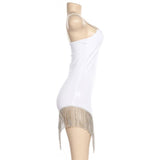 Women Dresses Summer Sexy Suspenders Backless Dress (Bla0420)