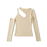Women Sweater Knitwear Autumn Sexy Halter Shoulder-Baring Sweater