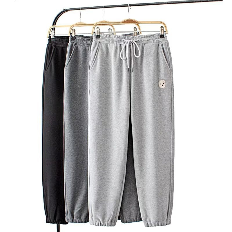 Women Sweatpants Autumn and Winter Leisure Track Sweatpants