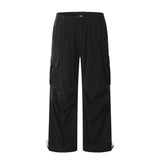 Men Sweatpants Quick-Drying Sports Straight Casual Wide-Leg Trousers