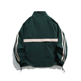 Unisex Jacket Autumn Stand Collar Stitching Jacket