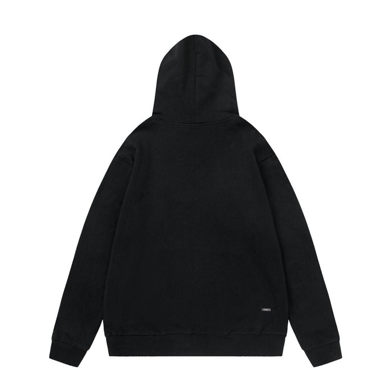 Amiri Hoodie AMI Patch Embroidery Letter Pattern Hooded Sweater Men and Women