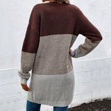 Women Knitted Sweater Autumn and Winter Long Sleeve Sweater Cardigan