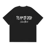 Men T-shirts ESSENTIALS New York American Loose Short Sleeves